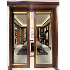 Portes intérieures en bois massif Huasin 2025 - Design moderne, garantie 5 ans, utilisation pour entrée/cuisine/villa/hall, solutions résidentielles personnalisées - Product Image 5