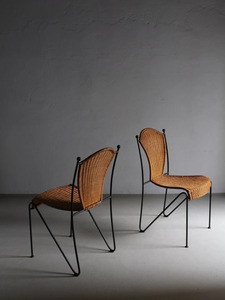 Indoor <b>Outdoor</b> <b>Stackable</b> Coffee <b>Chair</b> Restaurant Rattan and Woven Rope with Metal Iron Frame Furniture Handmade Bulk Product - Product Image 5