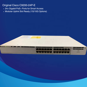 Commutateur C9200-24T-E, série 9200, 24 ports 10/100/1000, commutateurs d'entreprise, modèle C9200-24T-E - Product Image 6