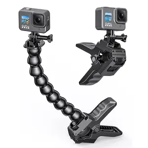 Gopro行动相机的柔性夹具安装相机柔性鹅颈爪柔性