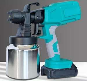Pistolet pulvérisateur sans fil rechargeable 20V HVLP OEM, multi-mode, avec débit maximal de 60 ml/min - Product Image 1