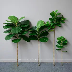 Real Touch Artificial Ficus Deixa Único Banyan Branch Para Decoração De Casa