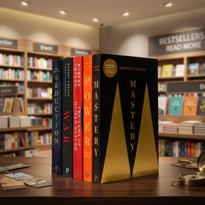 Coffret de 5 livres de Robert Greene : Les 48 lois du pouvoir, L'art de la séduction, Les 33 stratégies de la guerre et Les lois de la nature humaine - Product Image 2