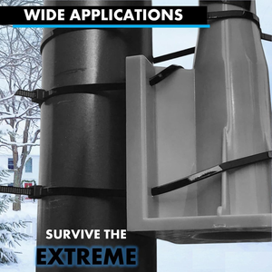 روابط كابلات بلاستيكية قابلة لإعادة الاستخدام عالية الجودة، متوفرة باللونين الأسود والأبيض، بأحجام 4/6/8/10 بوصة، مصنوعة من النايلون 66 - Product Image 4