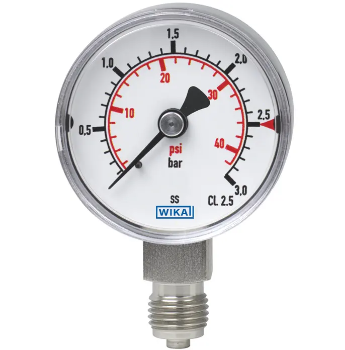 WIKA Pressure Gauge 0-10 bar 0-60bar  0-2500bar 0-3500bar