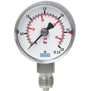 WIKA Pressure Gauge 0-10 bar 0-60bar 0-2500bar 0-3500bar