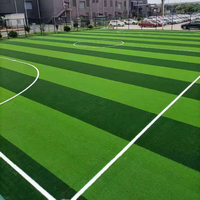 Gazon en gazon artificiel bon marché, gazon de haute simulation pour terrain de football