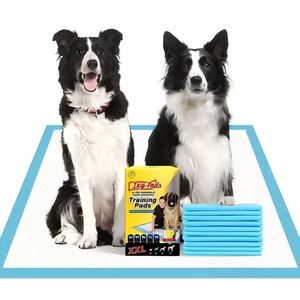 OEM Agility Cheap Super Absorption Blue Film Adhesive Sticker Luxury  Dog Pee Puppy Training Pads - Product Image 1