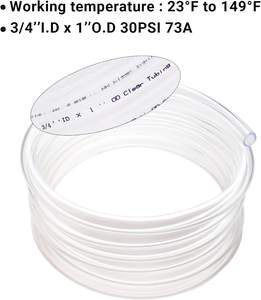 <span class=keywords><strong>Tubo</strong></span> Trasparente in PVC da <span class=keywords><strong>1</strong></span> <span class=keywords><strong>2</strong></span> 3 Pollici per Uso Industriale, <span class=keywords><strong>Flessibile</strong></span> e Trasparente - Product Image 5