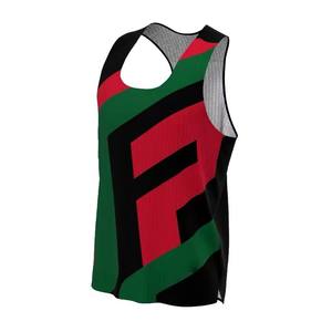 Débardeur de course unisexe sans manches pour marathon et entraînement longue distance, style color block multicolore personnalisable - Product Image 5