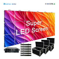 Écran LED d'extérieur étanche pour scène, panneau mural vidéo LED fin 2,6 mm 2,9 mm 3,9 mm P3.9, écran LED de location