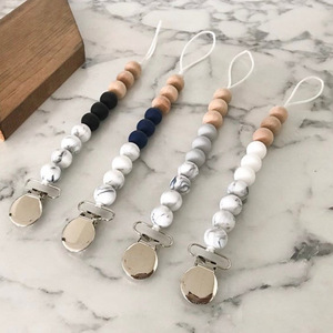 Clip per Ciuccio Fai-da-Te con Catena Anti-Smarrimento e Perline in Silicone per Bambini da 0 a 3 Anni - Product Image 1