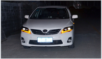 FLYFISHP fábrica al por mayor faros LED montaje de lámpara delantera 2011 2012 2013 faros secuenciales para Toyota Corolla