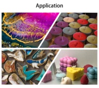 DLD 36 Couleurs 10ml Pigment Nacré Liquide Résine Epoxy Colorant Perle pour Dessous de Verre en Résine Artisanat d'Art Vente en Gros
