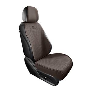 Cubierta de asiento de coche Universal cubierta de asiento negra impermeable gamuza deportiva a prueba de suciedad cojín de asiento resistente al desgaste conjunto completo - Product Image 6