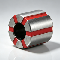 Collet d'expansion en caoutchouc T211, conception à trou traversant, précision de serrage répétée de 0,01 mm, manchon de mandrin de tour hydraulique