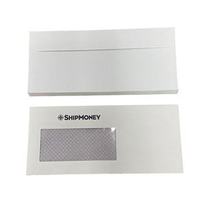 Impression intérieure en couleur standard #6 #7 #8 #9 #10 auto-adhésif scellé à l'humidité fenêtre gommée sans fenêtre Enveloppes en papier de sécurité - Product Image 2