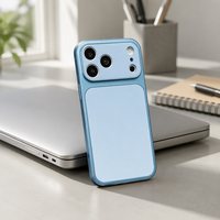 Pour iPhone 18 Pro Max, coque antichoc en cuir, série Transformation Instantanée, en stock avec logo
