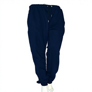 Navy Blue Women <b>Cargo</b> <b>Pants</b> Tapered Leg Soft Fleece Eco-Friendly Breathable Polyester/Cotton Streetwear Casual Wear Thick Fabric - Product Image 1