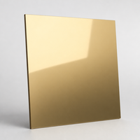 Feuilles de miroir en acrylique PMMA auto-adhésives modernes de haute qualité, résistantes aux UV, 6 mm, design flexible sans cadre, découpe sur mesure