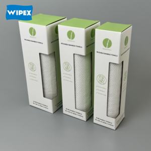 Rollo de Paños Reutilizables de Fibra de Bambú WIPEX, Paños Multiusos Absorbentes de Aceite, Toallitas de Bambú Orgánico para Cocina - Product Image 3