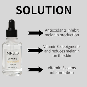 Sérum Facial de Vitamina C com Ácido Hialurônico, Vitamina E, Aloe Vera Orgânica e Óleo de Jojoba, Hidratante e Iluminador, Adequado para Manchas Escuras, 30ml - Product Image 5