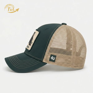 Gorra Trucker de Malla con Bordado Personalizado al por Mayor 4U, 6 Paneles, Visera Plana, Cierre Ajustable, Estilo con Imagen Disponible, Para Todas las Estaciones - Product Image 3