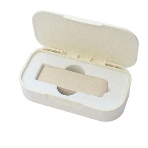 Ensemble de clés USB biodégradables en paille de blé - Stockage éco-responsable pour les entreprises avec options de logo personnalisé - Product Image 2