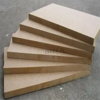 Panneau en MDF mélaminé 8 mm-21 mm E1 résistant à l'humidité, grain de bois brillant pour meubles