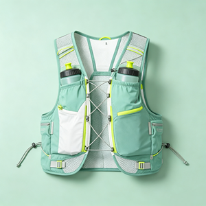 Sac à dos de sport unisexe en nylon pour la randonnée, la course à pied et les activités de plein air, avec poche d'hydratation intégrée - Product Image 4