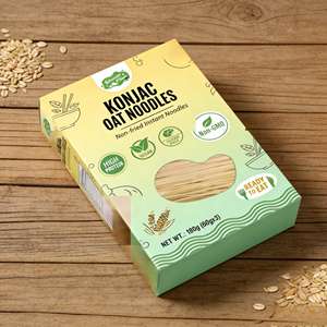 Nouilles Shirataki instantanées diététiques avec farine d'avoine, vente en gros, fourniture directe d'usine - Product Image 2