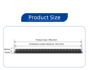 Unità di distribuzione di potenza (PDU) 19 "1U 16A 20 vie IEC C13 prese con sovraccarico integrato e indicatore - Product Image 2