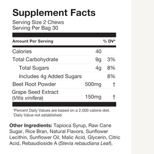 Richtek OEM nhãn hiệu riêng <span class=keywords><strong>nitric</strong></span> <span class=keywords><strong>oxide</strong></span> bổ sung chiết xuất hạt nho & Non-GMO củ cải gốc Bột năng lượng bổ sung - Product Image 2