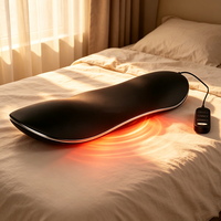 Appareil de traction lombaire électrique avec thérapie thermique, massage par pression d'air et vibrations, civière dorsale réglable pour la relaxation musculaire