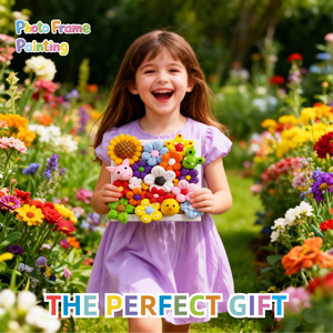 Plant Theme Air Dry Clay DIY Photo Frame <b>Craft</b> <b>Kit</b>, Non Toxic No Bake Kid Safe Customizable Educational <b>Craft</b> Gift for Kids 3+ - Product Image 6