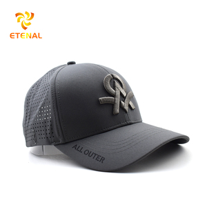 Cappellino da Baseball Personalizzato 2024 in Oxford Dobby a 5 Pannelli con Logo Ricamato, Impermeabile con Fori Tagliati al Laser, Cappello Sportivo Trucker - Product Image 2