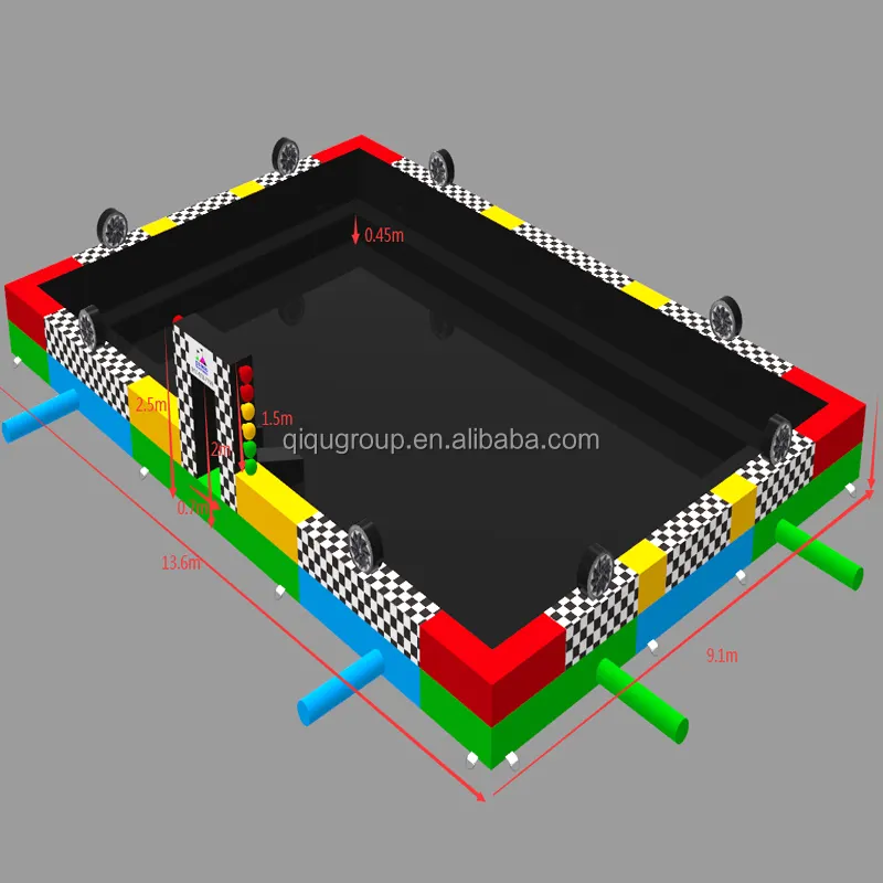 Jogo inflável do esporte da equipe, popular, entretenimento, jogos ao ar livre