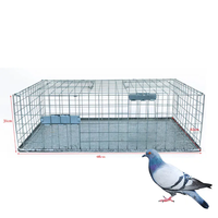 Cage de piège à animaux pour oiseaux en fil métallique pliable robuste filet de chasse sans cruauté pour la lutte antiparasitaire au sanglier Pigeon