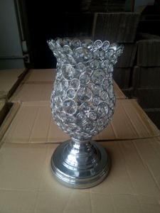 Rose Gold Crystal Bronze Kim Loại Nến Chủ Đứng Trụ Cột Cho Trang Trí Sự Kiện - Product Image 4