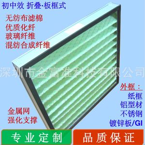 แผงกรองอากาศหลักแบบพับได้ Filtstar G3 G4 โครงอะลูมิเนียม สำหรับระบบ HVAC - Product Image 5
