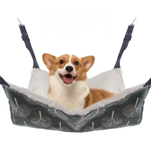 Hot Selling Double Side Super Soft Pet Supplies Sleeping Bag Cage Breathable Cat Dog Bed Hanging Hammock For Home