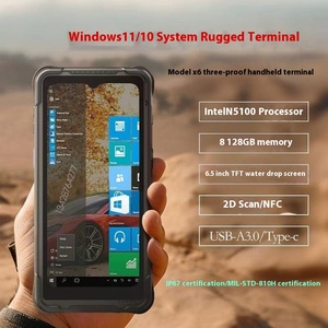 Fast Charging Durable 6.5-inch <strong>Windows</strong> Rugged Handheld Standard <strong>GPS</strong> NFC 4G IP67 <strong>PDA</strong> Capacitive Intel CPU Communication - Product Image 2