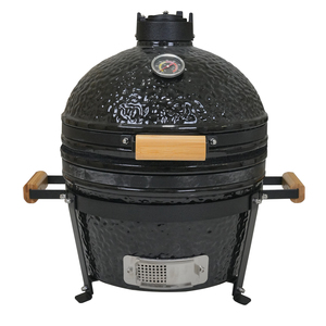 Parrilla Kamado <span class=keywords><strong>de</strong></span> Cerámica Moderna Premium Auplex Komodo <span class=keywords><strong>de</strong></span> 16 Pulgadas con Carro <span class=keywords><strong>de</strong></span> Acero Inoxidable para Acampar y Hacer <span class=keywords><strong>Barbacoas</strong></span> al Aire Libre - Product Image 1