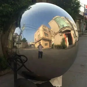 Manufacturer Hot Large Globe Sculpture Stainless Steel Mirror Sphere