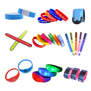 Fournitures de fête promotionnelles d'événement à bas prix bracelets articles de bracelet produits avec logo personnalisé pour l'<span class=keywords><strong>admission</strong></span> au concert du festival de musique - Product Image 1