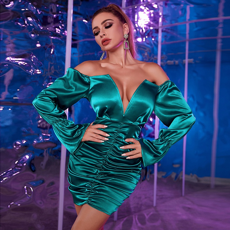 off shoulder short tight dress Women Summer Off-Shoulder Sleeveless Ruffled Tight Short Tube Dress  Homecoming Dress fg2746