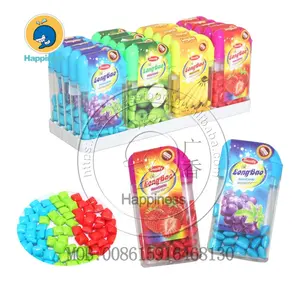 chinese assorted fruit flavors bottled bubble gum supplier