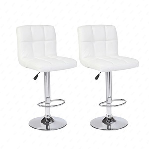 Sgabello da <span class=keywords><strong>Bar</strong></span> in Pelle PU Stile Nordico, Sedia Girevole Regolabile con Schienale Morbido per Casa, <span class=keywords><strong>Bar</strong></span>, Ristorante <span class=keywords><strong>e</strong></span> Uso Commerciale - Product Image 2
