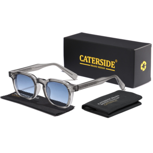 Gafas de Sol CATERSIDE con Marco Grueso - Protección UV400 y Diseño Retro de Marca - Gafas de Sol Unisex - Product Image 1