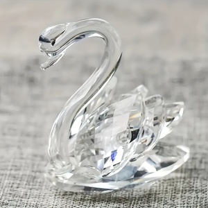 Cigno in Cristallo di Vetro Artigianale Personalizzato per San Valentino e Bomboniere di <span class=keywords><strong>Matrimonio</strong></span> - Product Image 5